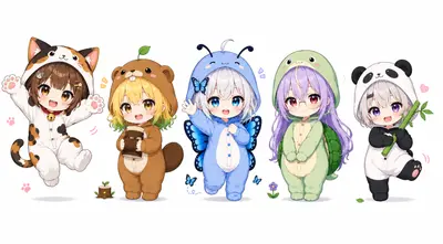 킹냥이, 킴나니, 유연서, 망구랑, 단츄
